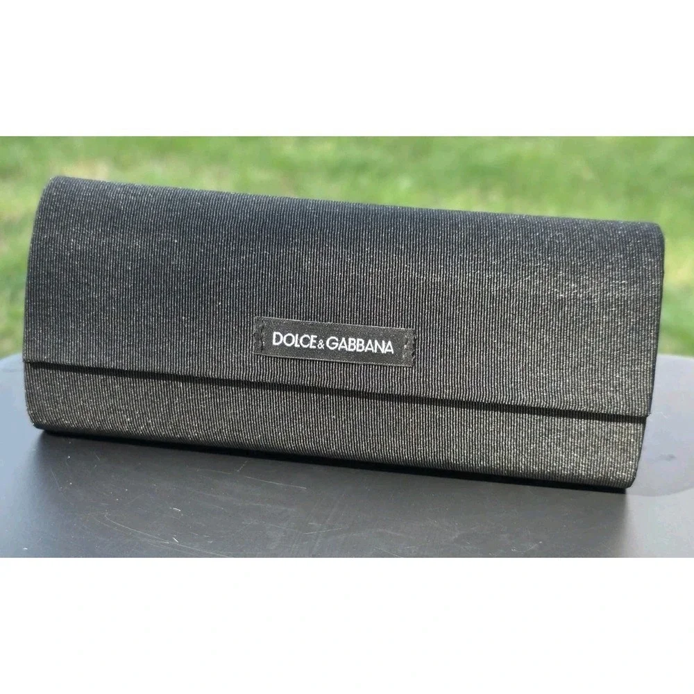 NEW DOLCE & GABBANA BLACK SUNGLASSES EYEGLASSES OPTICAL CASE W/TAGS